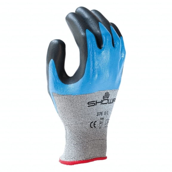 SHOWA 376 Foam Palm Coated Glove with 3/4 Undercoat, XX-Large Pack of 12 Pair