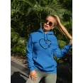 thumbnail image 2 of Heart Of Butterflies Hoodie Women -Smartprints Designs, Female Large, 2 of 4