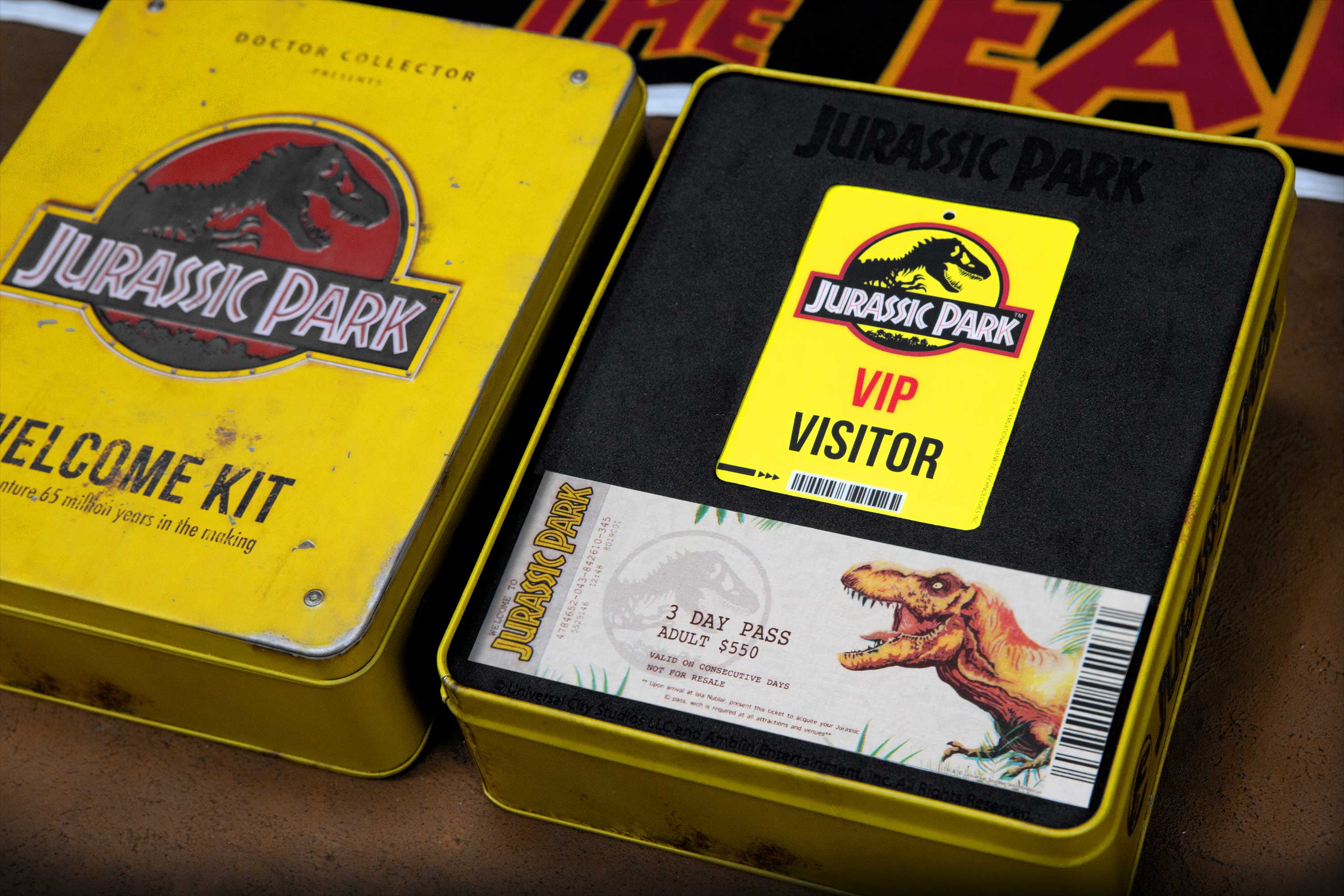 Doctor Colllector Jurassic Park Welcome Kit - Memories & Collector Kit for Ages 14+