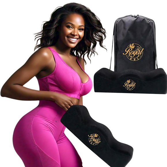 BBL Booty Pillow After Surgery - Brazilian Butt Lift Recovery Support Cushion | Ultra Comfortable with 3 Layers for Maximum Support Post-Surgery Sitting Best Pillow Dr. Approved b