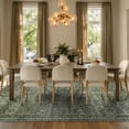 thumbnail image 4 of Lahome Green 8x10 Rugs for Living Room, Vintage Boho Washable Large Bedroom Area Rug, Non Slip Floral Mat Soft Low Pile Carpet for Dining Room Farmhouse Office, 4 of 11