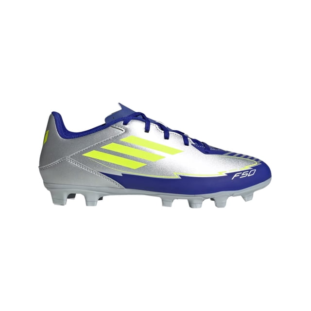 TENIS ADIDAS F50 CLUB FG/MG MESSI PLATEADO IH0916 EN 25 CM