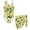 Lemon Leaves, variant on Xoenoiee Lemon Leaves Print Girls Swimsuit with Adjustable Straps Cut Out One Piece Bathing Suit with Cover Up Skirt, Comfortable Swimwear for Kids Teens, Size 7-8 Years