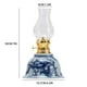 thumbnail image 3 of Decoración del hogar, apariencia de metal y cerámica. No requiere fuente de alimentación. Lámpara de aceite de porcelana azul y blanca, lámpara de escritorio, lámpara de camping para exteriores, luz d, 3 of 9
