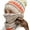 Beige, variant on Sinhoon Womens Beanie Hat Scarf Set Girls for Winter Slouchy Knit Skull Cap Neck Warmer Fleece Lined Pom