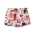 thumbnail image 1 of Girls Boxer Shorts Pajama Fun Shorts Plush Lounge Sleepwear, Puppy, Size: 5, Up Past 8, 1 of 1