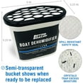 thumbnail image 6 of Moisture Absorber with Activated Charcoal Dehumidifier Bucket, Unscented Odor Absorber for Closet Basement Bathroom Boat RV, Disposable No Refill - General, 6 of 9