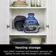 thumbnail image 2 of Restored Ninja Crispi Air Fryer, Microwave, Freezer & Dishwasher Safe, Glass Portable Cooking System, 4 QT & 6 Cup Glass Containers with Storage Lids, Easy Meals, Air Fry, Bake, Blue, 2 of 12