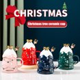 thumbnail image 4 of Taza de cerámica, juego de tazas navideñas con juego de tazas navideñas, juego de tazas navideñas, artesanía excepcional, 4 of 8