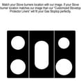 thumbnail image 2 of Stove Protector Liners Compatible with Maytag Stoves, Maytag Gas Ranges - Customized - Easy Cleaning Liners for Maytag Compatible Model MGT8820DS02, 2 of 7