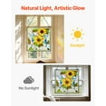 thumbnail image 4 of VEVOR Stained Glass Tiffany Style Hanging Window Panel with Chain 20 x 20 Inches, 4 of 9