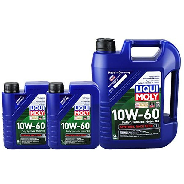 Liqui Moly 2024 2068 Synthoil Race Tech GT1 10W60 Motor Oil 7 Liter