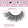 thumbnail image 2 of Pestañas Postizas Kiromiro 14 mm Faux 3D Mink 14 Pares, 2 of 6