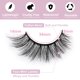 thumbnail image 2 of Pestañas Postizas Kiromiro 14 mm Faux 3D Mink 14 Pares, 2 of 6