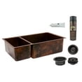 thumbnail image 2 of Premier Copper Products Ksp3_K25db33199 33" Double Basin Drop In / Undermount 14 - Copper, 2 of 2