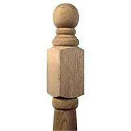 Universal Forest Prod 106108 Turned Deck Post With Ball, 4 x 4 x 48 In.