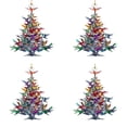 thumbnail image 1 of ZTTD Hummingbird Christmas Ornament, Colorful Hummingbirds Tree Decor, Stacked Hummingbird Ornament for Christmas, Winter Hummingbirds Home Decoration, for Bird Lovers (4PC), 1 of 9