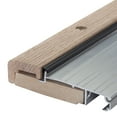 thumbnail image 2 of M-D Building Products 76265 4-9/16 in. x 1-1/8 in. x 36 in. Silver Adjustable Aluminum & Hardwood Threshold, 2 of 6