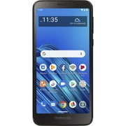 Simple Mobile Motorola Moto E6, 16GB, Black - Prepaid Smartphone