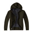 thumbnail image 3 of Gioberti Boy's Full Zip Knitted Cardigan Sweater with Hoody and Sherpa Lining, 3 of 4