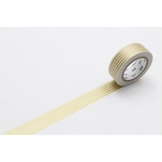 mt Patterns Washi Paper Masking Tape: 3/5 in. x 33 ft. (Border Gold)