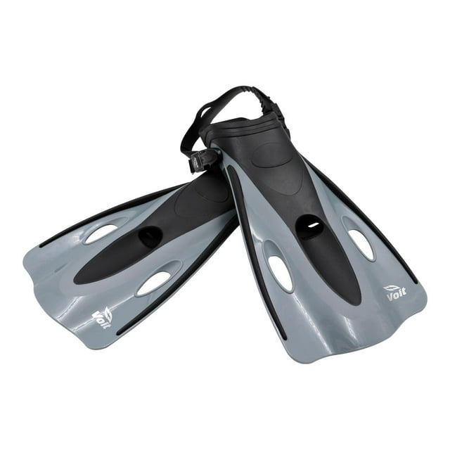 Aletas de Natación Ajustables para Niño Talla G-EXG Gris