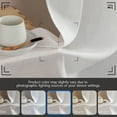 thumbnail image 7 of Vangao Linen Blended White Curtains Light Filtering Semi Sheer Curtains 2 Panels for Living Room Bedroom Grommet Drapes 52" x 63", 7 of 7