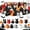 120pcs, variant on Halloween Mini Duck Figurines, 12 Assorted Bulk Devil Ghost Skeleton Pumpkin Designs, Small Resin Ducks for Halloween Party Decor, Trick or Treat Gifts, Miniature Crafts and DIY Decorations(36Pcs)