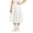 1-White, variant on Girls Pleated Skirt, Girls Solid Color Pleated A Line Summer Dress, Casual Kids Outfit, Back To School Daily Dress For Girls Ages 3–13