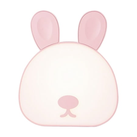 

1 Set Adorable Rabbit-shaped Small Night Lamp Desktop Decor Home Night Lamp