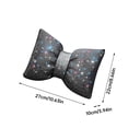 thumbnail image 3 of AIYUQ.U Car Shiny Pillow Waist Back Rhinestone Bow Headrest Driver Neck Pillow, 3 of 9
