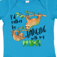 thumbnail image 4 of Inktastic Id Rather Be Hanging with My Mimi Cute Sloths Boys or Girls Baby Bodysuit, 4 of 5