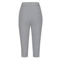 thumbnail image 5 of Women's Sweatpants Capri Pants Workout Exercise Cropped Joggers Running Drawstring Lounge Pants Side Pockets Ladies Comfy Plus Size 2026 Trendy Outfits Lightweight Cute Fashion Dressy Clothes Gray, 5 of 7