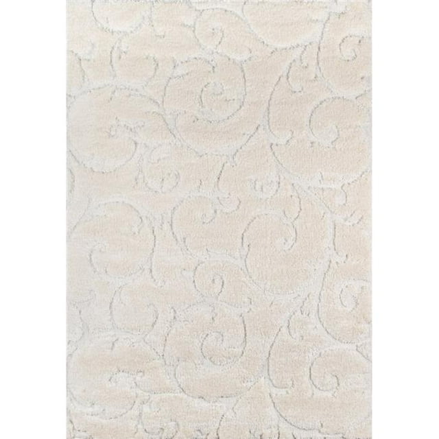 Momeni CHARLCHA-3IVY5076 5 ft. x 7 ft. 6 in. Charlotte Machine Made 100 Percent Polypropylene Rectangle Area Rug, Ivory