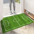 thumbnail image 5 of Wovilon Indoor Football Field Game Rug, Living Room Coffee Table Mat, Bedroom Bedside Rug, Bedroom Decoration Rug, Kitchen Mat, Home Decoration, Entrance Door Mat, 5 of 8