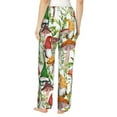 thumbnail image 3 of Daiia Mushrooms Gnomes Women's Sleep Pant with Pockets and Drawstring,Pajama Pants-Large, 3 of 9