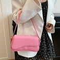 thumbnail image 2 of Ediodpoh Women Stylish Shoulder Bag For Daily Commute Minimalist Solid Color Purse Perfect With Suits And Jeans Durable Casual Handbag Pink, 2 of 7