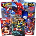 thumbnail image 1 of Paquete de libros para colorear y actividades de superhéroes de Marvel y DC, 1 of 3