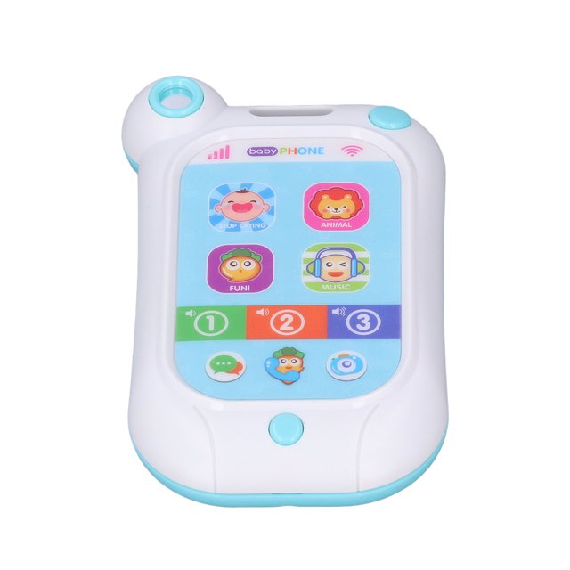 Juguetes para niños, Juguete para teléfono de Aprendizaje Blanco Juguete para teléfono de Aprendizaje Música Juguetes para teléfonos móviles Durabilidad extendida
