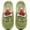 GreenHat, variant on CHICVOMEY Christmas Slippers for Women & Men - Plush Fuzzy Family Matching House Slippers with Non-Slip Sole, Warm Cozy Holiday Slippers