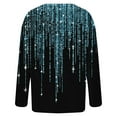 thumbnail image 4 of VEKDONE Cardigan Femme Manches Longues Découpé Couleur Unie Veste Décontractée Bleu TG, 4 of 5