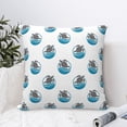 thumbnail image 4 of Wukai Turtle Premium Polyester Fleece Pillow Covers with Hidden Zipper Closure,Luxuriously Soft and Durable-18"x18", 4 of 7