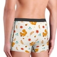 thumbnail image 3 of Uemuo Squirrel Maple Leaves And Nuts Pattern Men's Boxer Briefs,Trunk Anti-Chafing,Comfortable, Durable, and Stylish Underwear-Small, 3 of 9