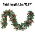 thumbnail image 2 of Navidad Con 50 Luces Led, Guirnalda De Abeto De Navidad Artificial Decorativa Para Escaleras, Chimeneas, Oficinas Al Aire Libre Noticed HA044544-01, 2 of 6