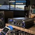 thumbnail image 4 of S-299 4.1CH Bluetooth Power Amplifier with Active Subwoofer Output (NOT Passive Subwoofer), Max 800W RMS 40Wx4 Subwoofer Amplifier Hi-Fi Integrated Mini Speaker Amp Audio Sub Bass Amp, 4 of 5