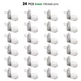 thumbnail image 4 of Soportes para estantes Keenkee de metal de 5 mm, 24 piezas con almohadillas, 4 of 6