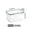 gray-3F Home Decor, variant on JJV 4 in 1 Food Storage Container Set for Fridge with Built in Strainer Colander and Airtight Lid Stackable Transparent Plastic Produce Saver for Berries Grapes Lettuce