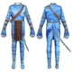 thumbnail image 2 of Mono de Cosplay de Avatar 2 para niños y niñas con cola Avatar: disfraz de The Way Of Water, traje de fiesta Zenti para niños, mono de Halloween para niños, 2 of 4