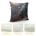 thumbnail image 4 of Nawypu Flower Throw Pillow Covers Scenery Beautiful Moon Grass Aesthetic Dreamy Artistic Purple Gray Comfortable Decorative Playroom Home Couch Square Cushion Covers, 4 of 5
