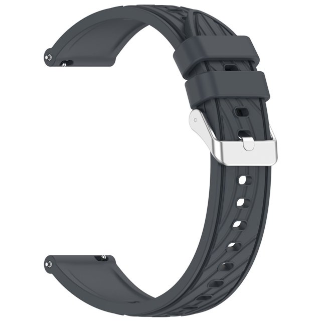 18mm Textured Silicone Watch Strap for All Day Wear Silica Gel for Style and Comfort